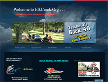 Tablet Screenshot of elkcreek.org